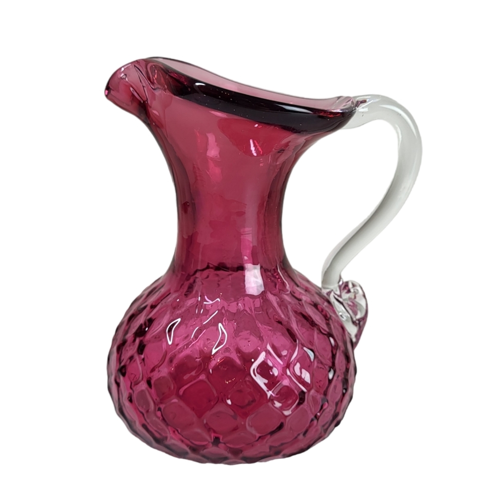 Cranberry Glass Pitcher, Glass jug